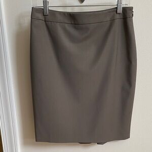 Ann Taylor Taupe Pencil Skirt